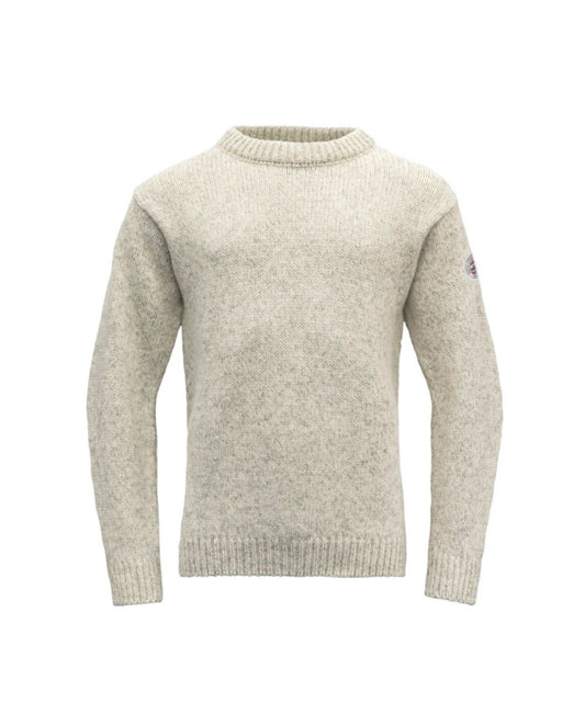 Ronde Hals Nansen | Beige melange
