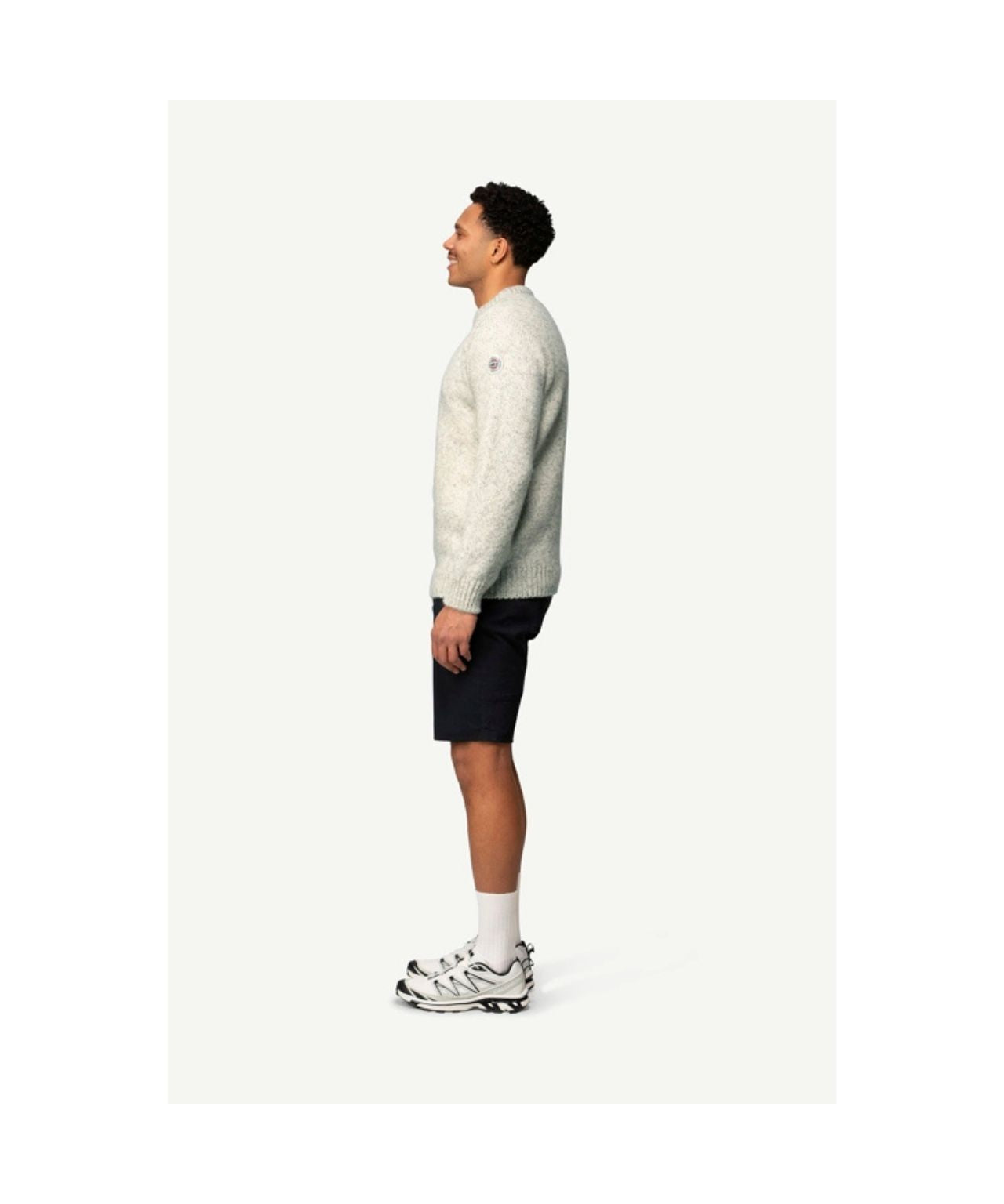 Ronde Hals Nansen | Beige melange