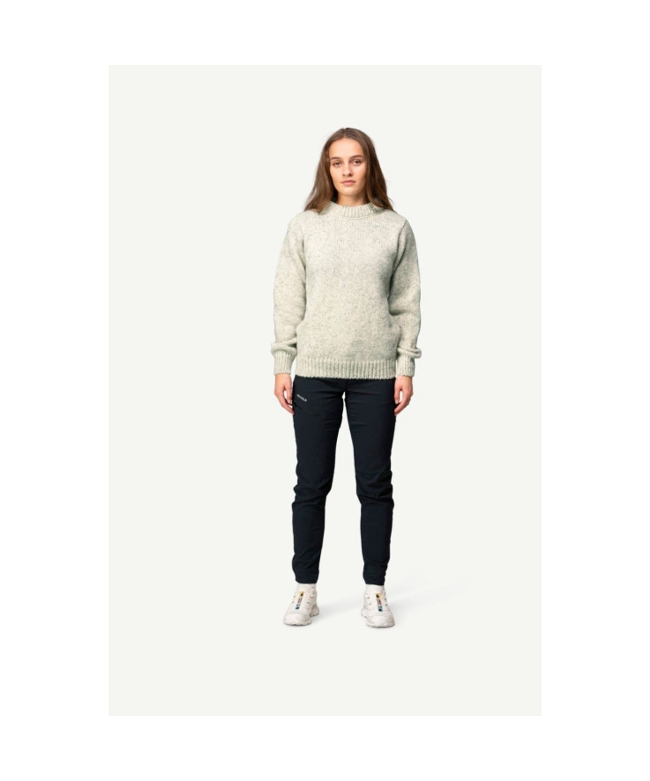 Ronde Hals Nansen | Beige melange