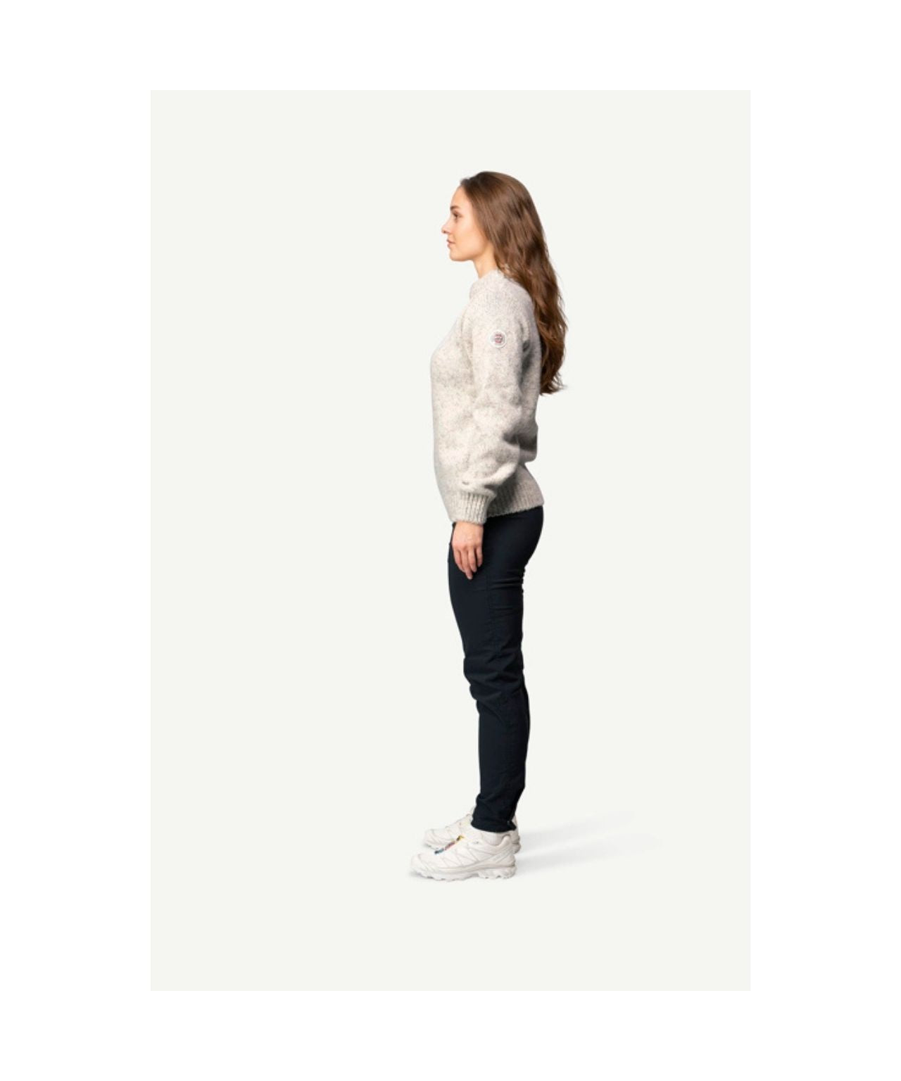 Ronde Hals Nansen | Beige melange