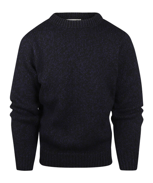 Ronde Hals Nansen | Navy melange