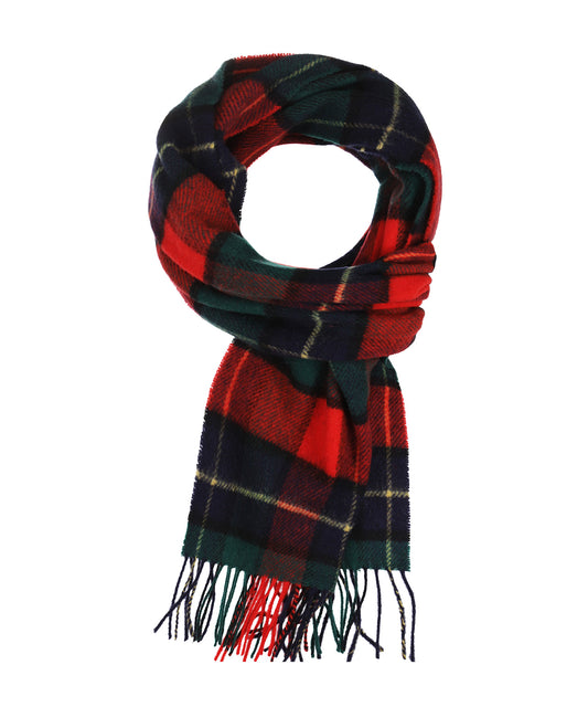 Lambswool Scarf Medium | Red Green Tartan