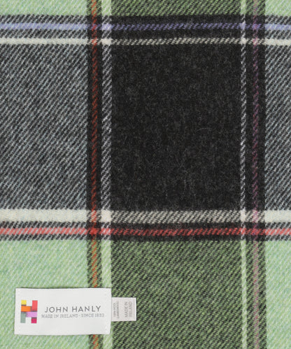 Lambswool Scarf Long | Groen ruit