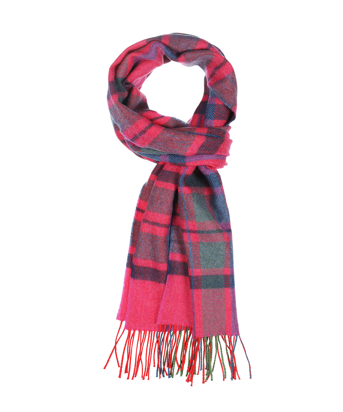 Merino Luxury Wool Scarf | Fuchsia ruit