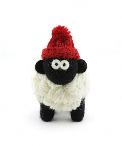 Gestricktes Schaf mit Mütze | Design