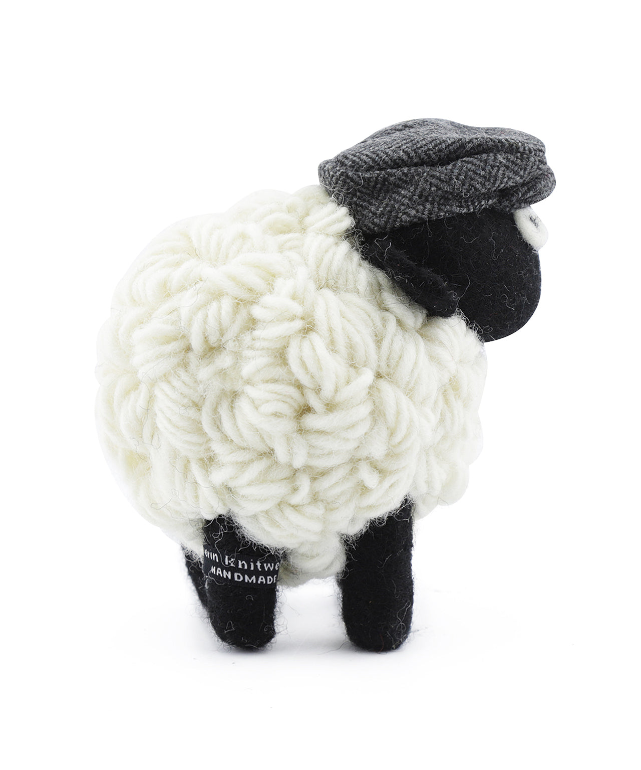 Knitted Sheep with Hat | Grijs