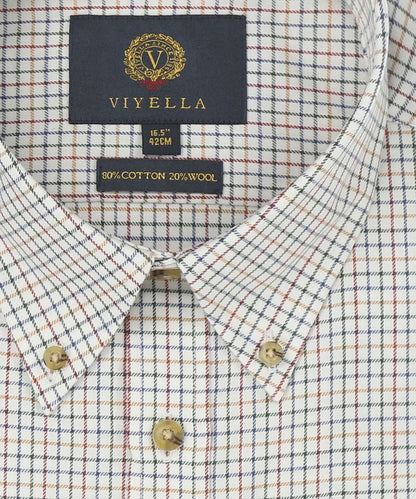 Shirt BD | Mini ruit Blauw/Rood/Groen/Oranje