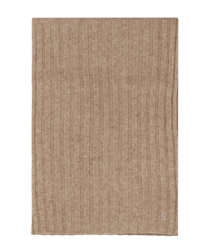 Stetson Scarf Undyed Cashmere Sustainable | Brown