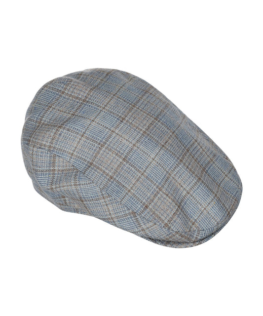 Klassieke Cap | Licht Blauw Glen Ruit