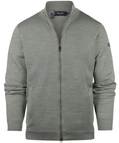 Maerz Sportief Ritsvest Merino | Groen