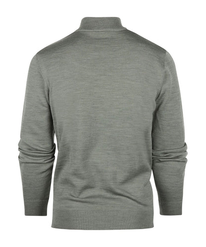 Maerz Sportlicher Zipper Cardigan Merino | Grün