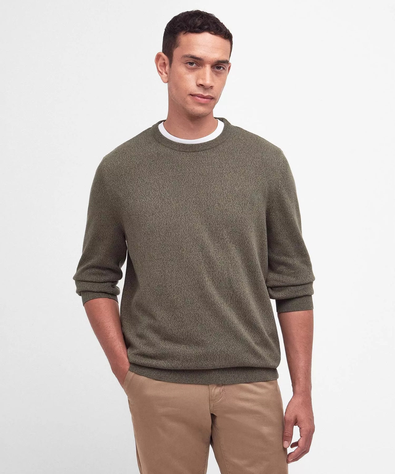 Barbour Round Neck Whitfield | Grün