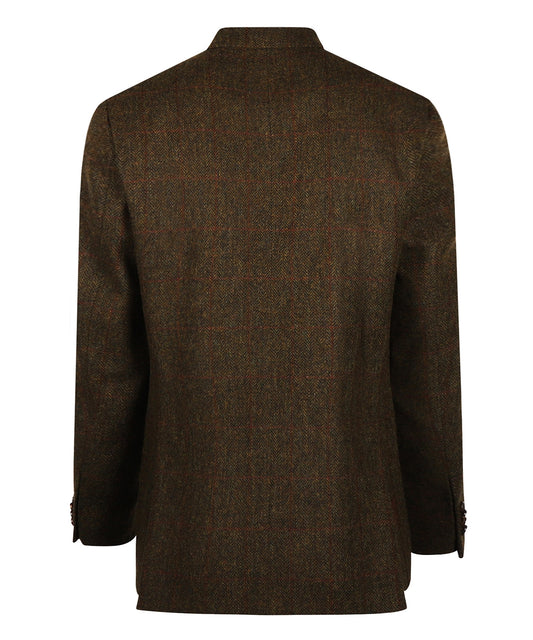 Colbert Tweed | Bruin/Groen herringbone