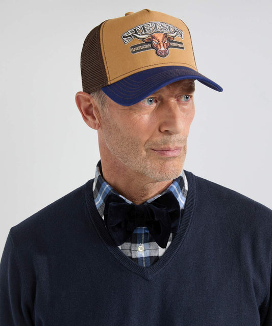 Trucker Cap Bull | Blauw/Bruin design