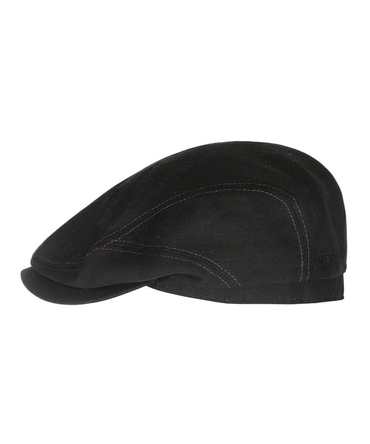 Driver Cap Linen | Zwart