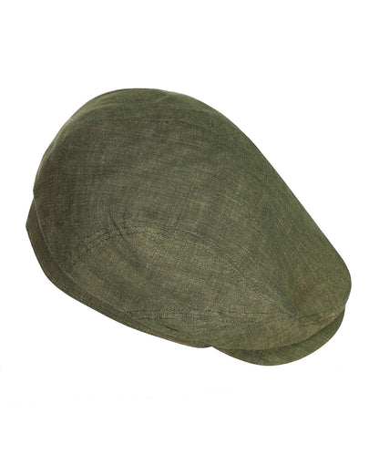 Driver Cap Linen | Olijfgroen