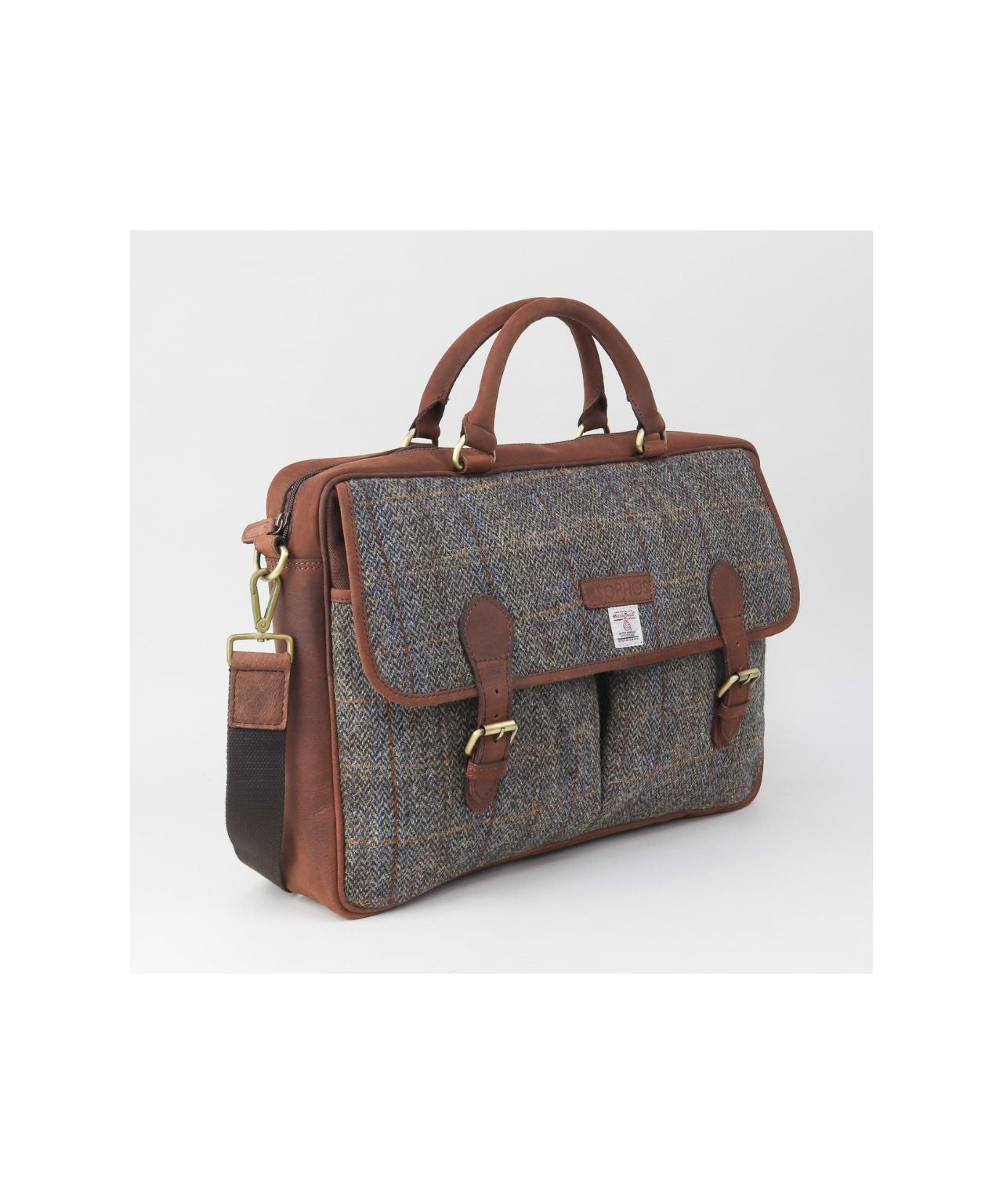 Harris Tweed Aktentasche | Braun