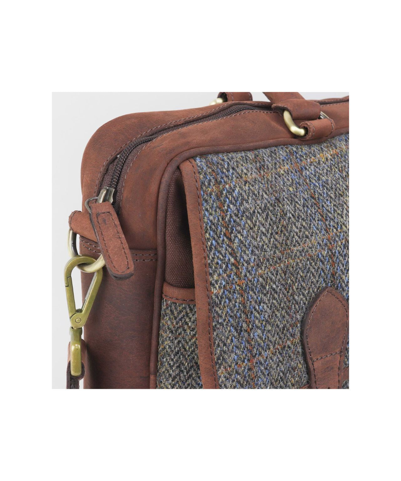 Harris Tweed Aktentasche | Braun