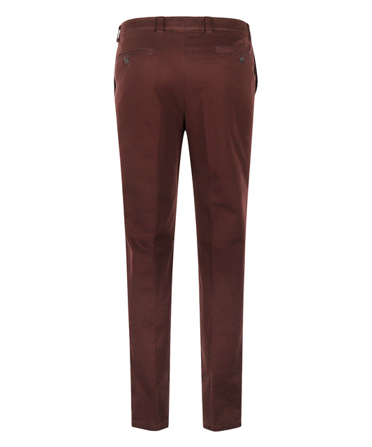 Pantalon Leeds Katoen | Kastanje
