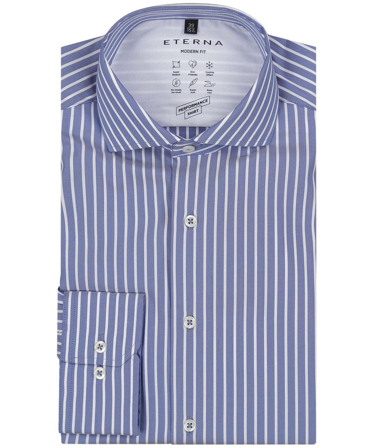 Eterna Button-Down-Hemd | Blau