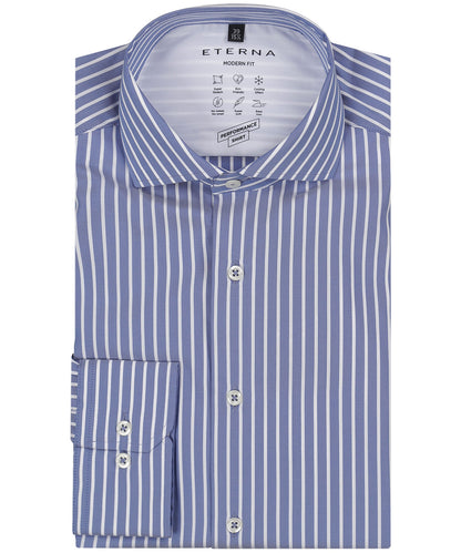 Eterna Button-Down-Hemd | Blau