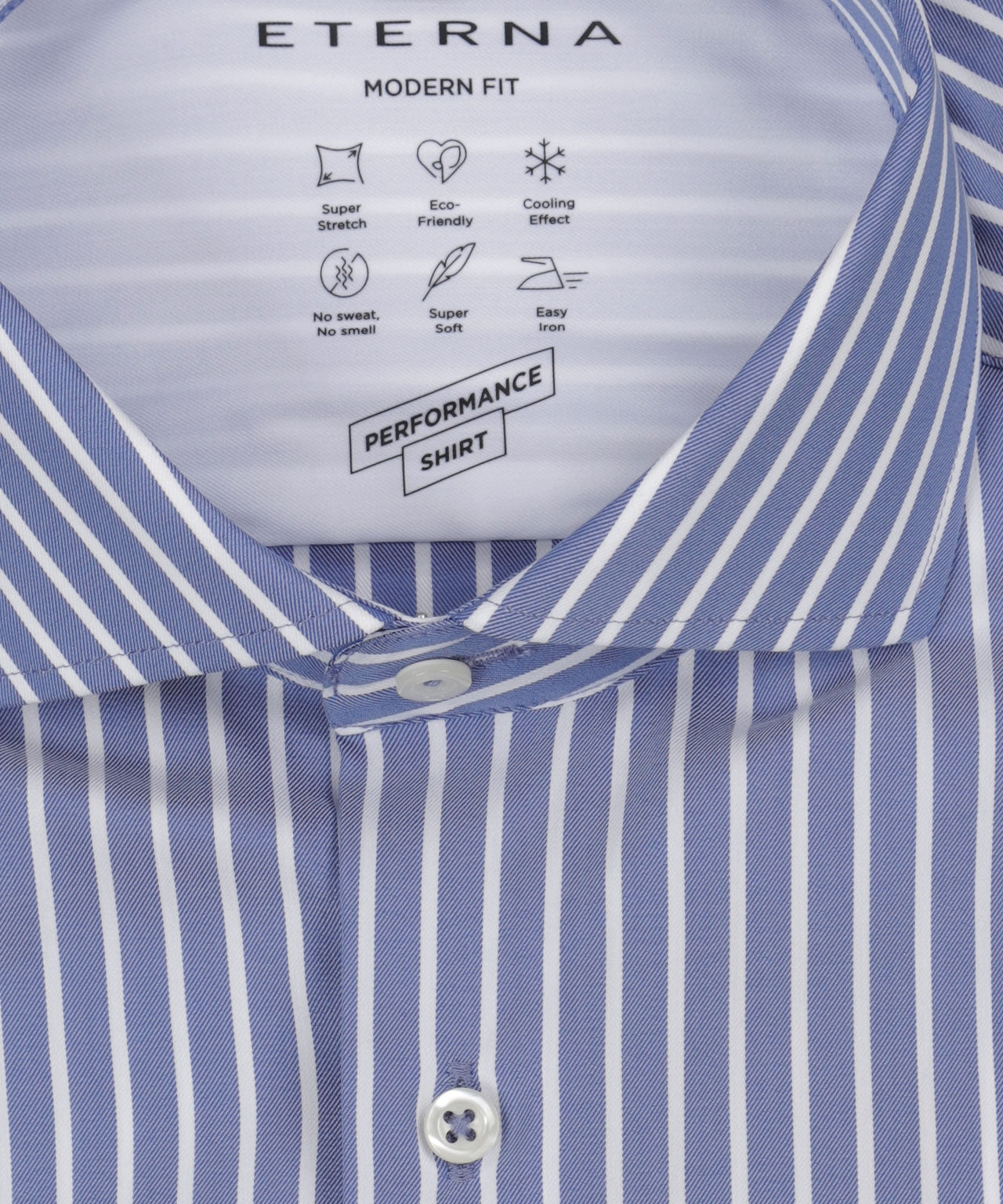 Eterna Button-Down-Hemd | Blau