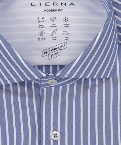 Eterna Button-Down-Hemd | Blau