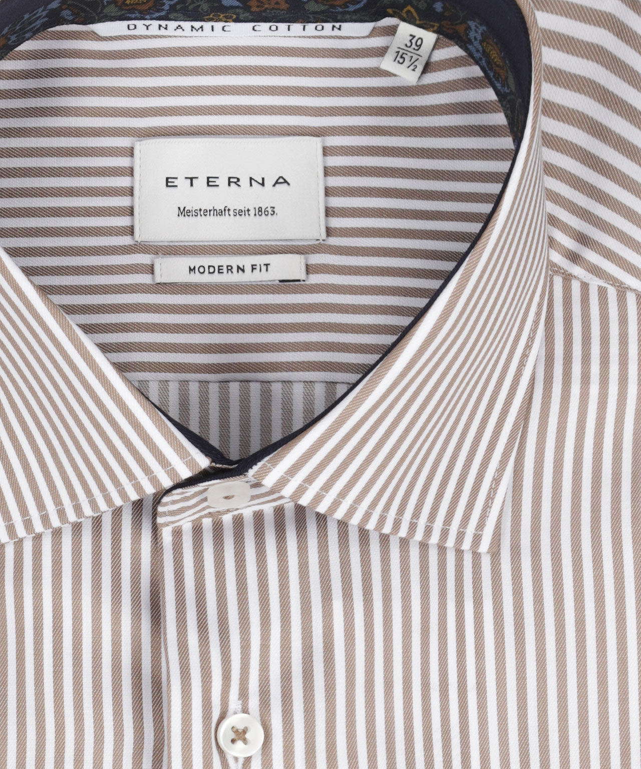 Eterna Shirt Modern Fit | Brown