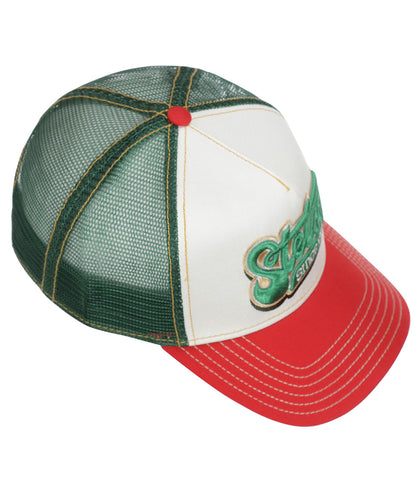 Trucker Cap Lettering | Rood/Blauw design