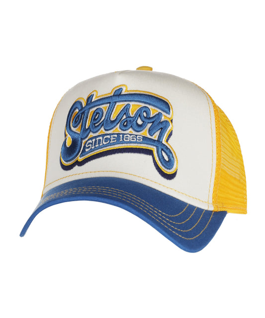 Trucker Cap Lettering | Blauw/Geel design