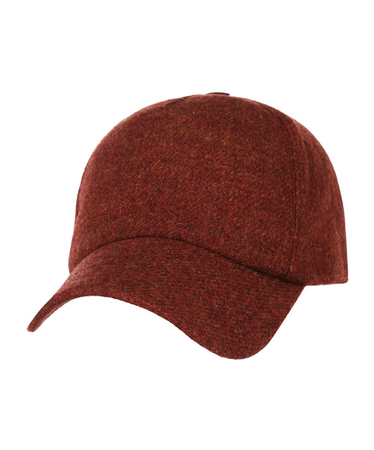 Baseball Cap Tweed | Rust