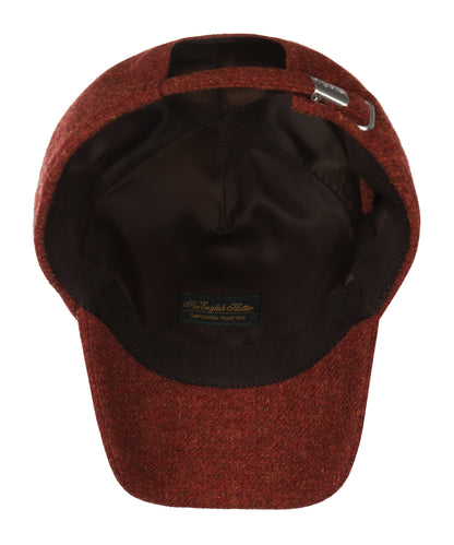 Wigens Tweed Baseballkappe | Rot