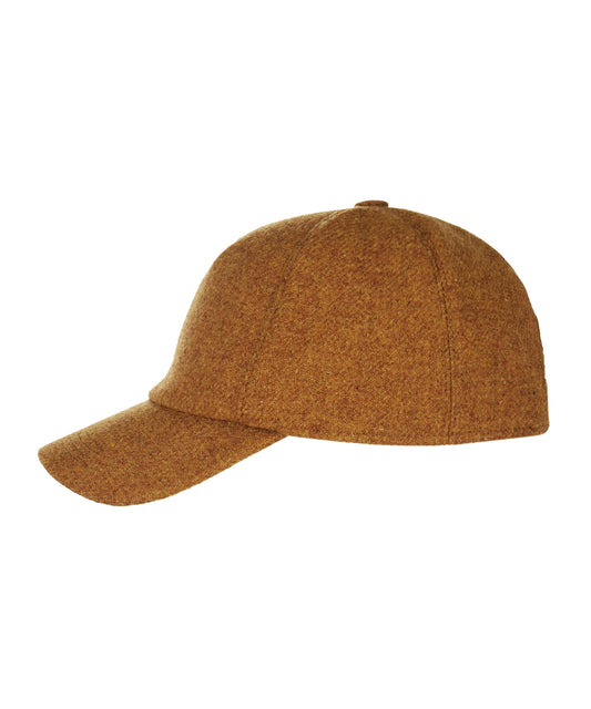 Baseball Cap Tweed | Mustard