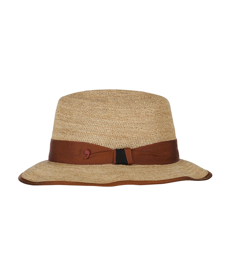 Hat Panama Crochet | Brown