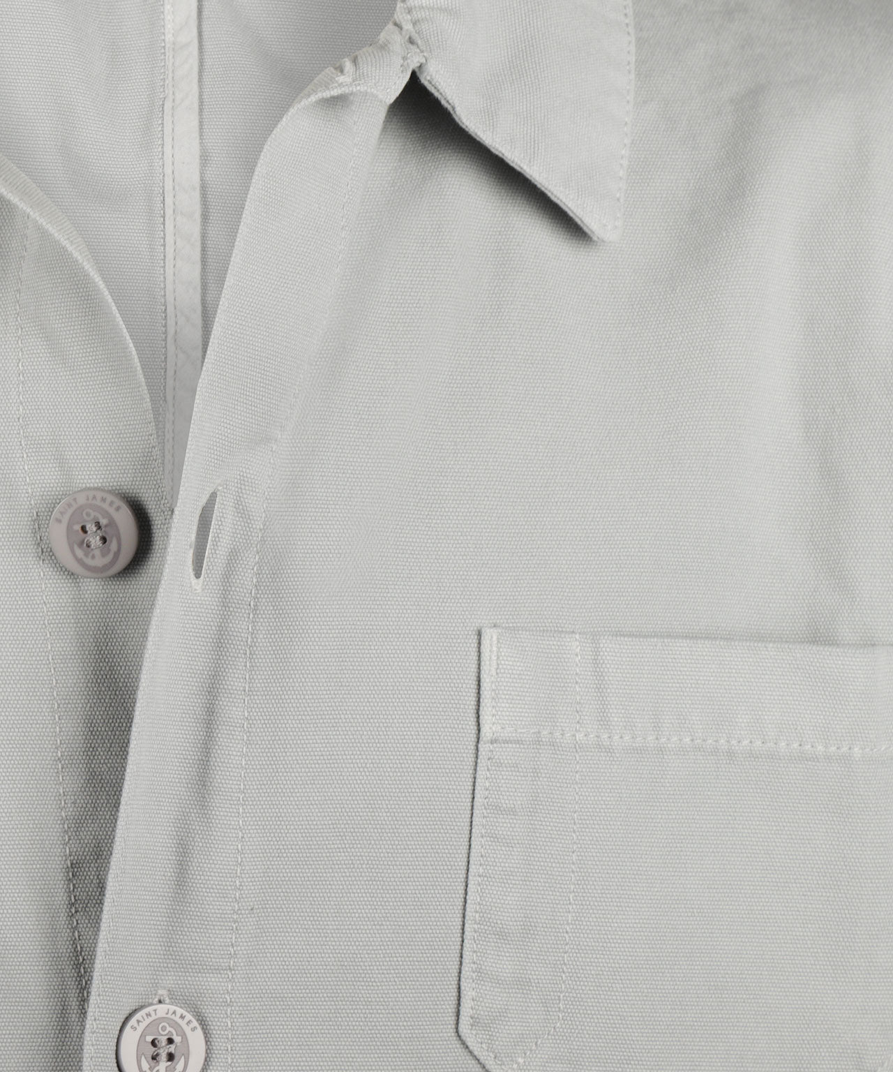 Saint James Sirocco Overshirt | Grau