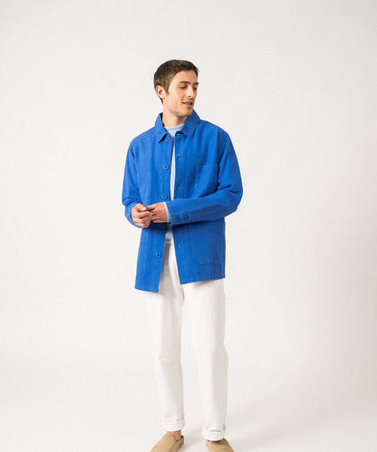 Saint James Sirocco Overshirt | Blau