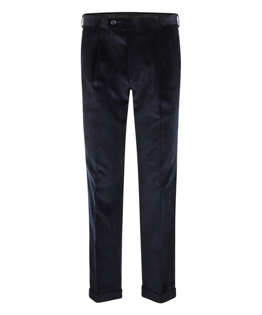 Corduroy Pantalon Brede Rib | Dark Navy