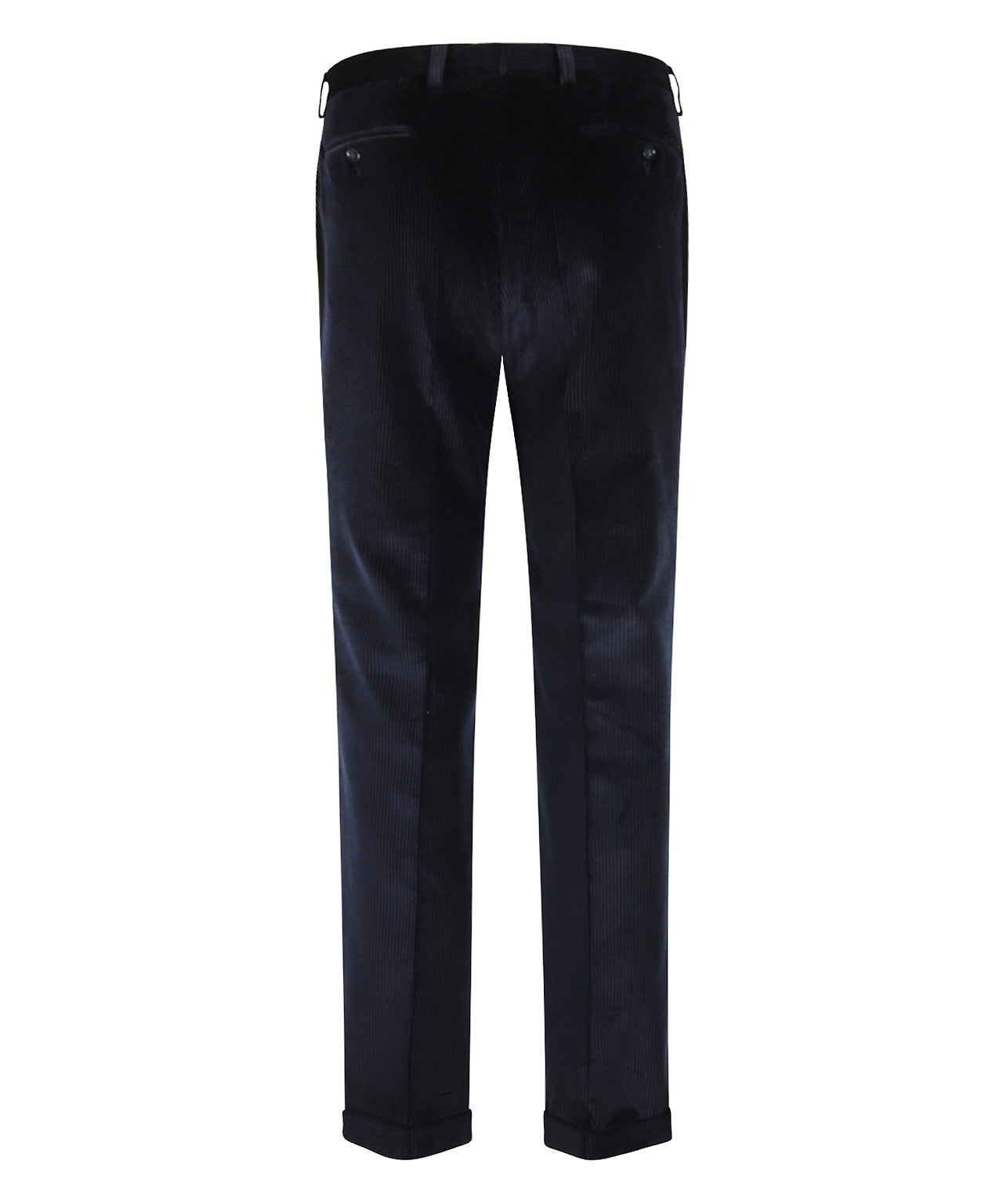 Cordhose mit breitem Rippstrick | Marineblau