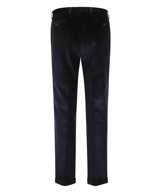 Corduroy Pantalon Brede Rib | Dark Navy