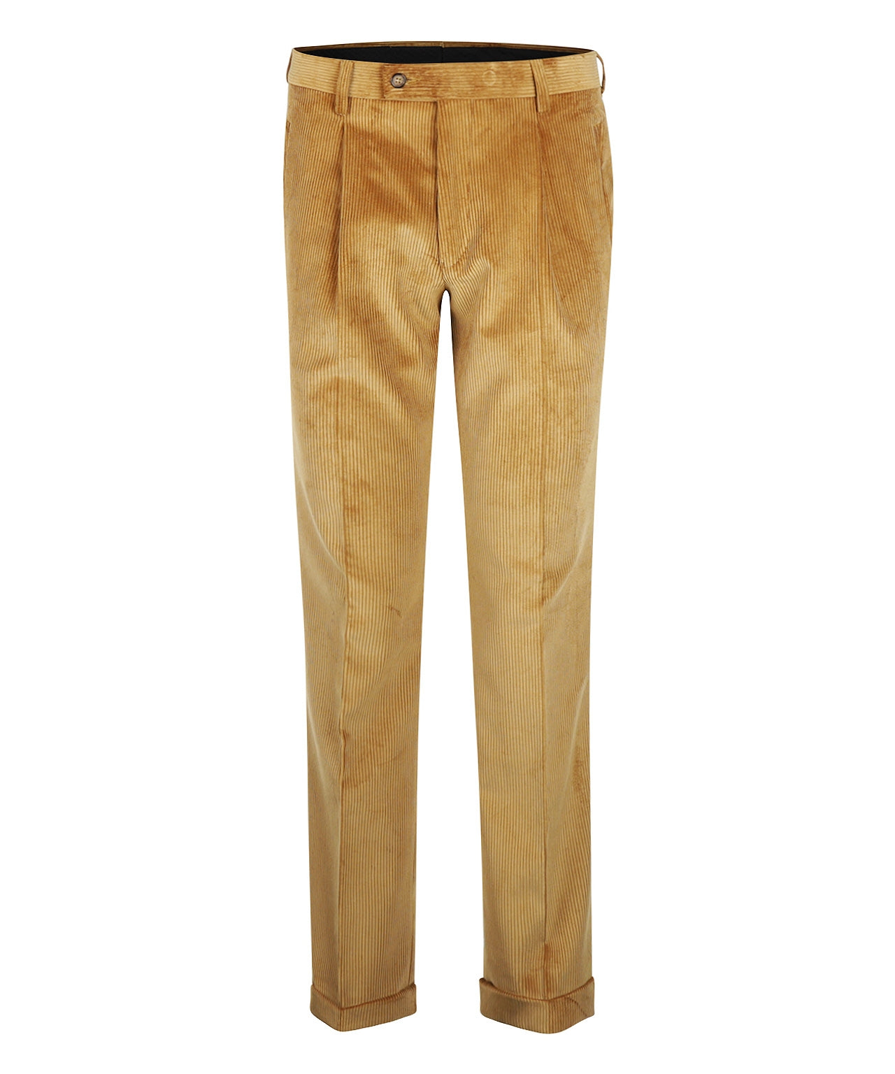 Cordhose mit breitem Rippstrick | Beige