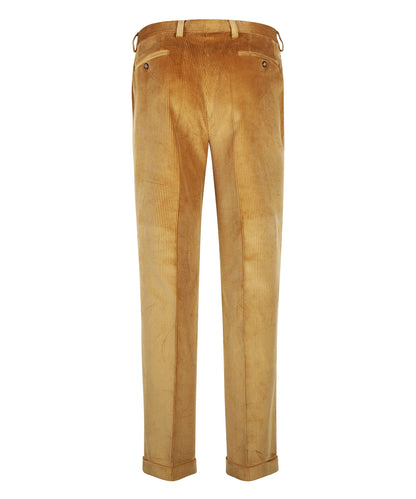 Cordhose mit breitem Rippstrick | Beige