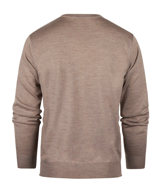 Merino Ronde Hals Ruit Pullover | Castoro
