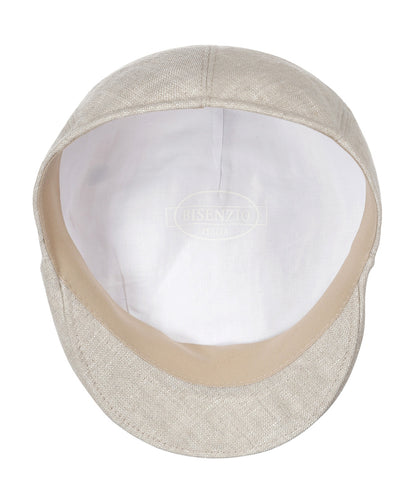 Weiche Kappe aus 100 % Leinen | Braun