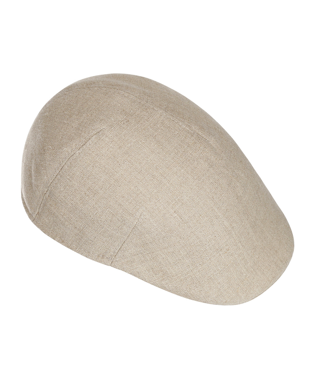 Weiche Kappe aus 100 % Leinen | Braun