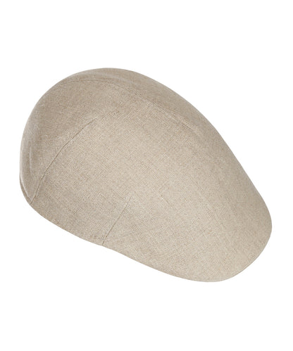 Weiche Kappe aus 100 % Leinen | Braun