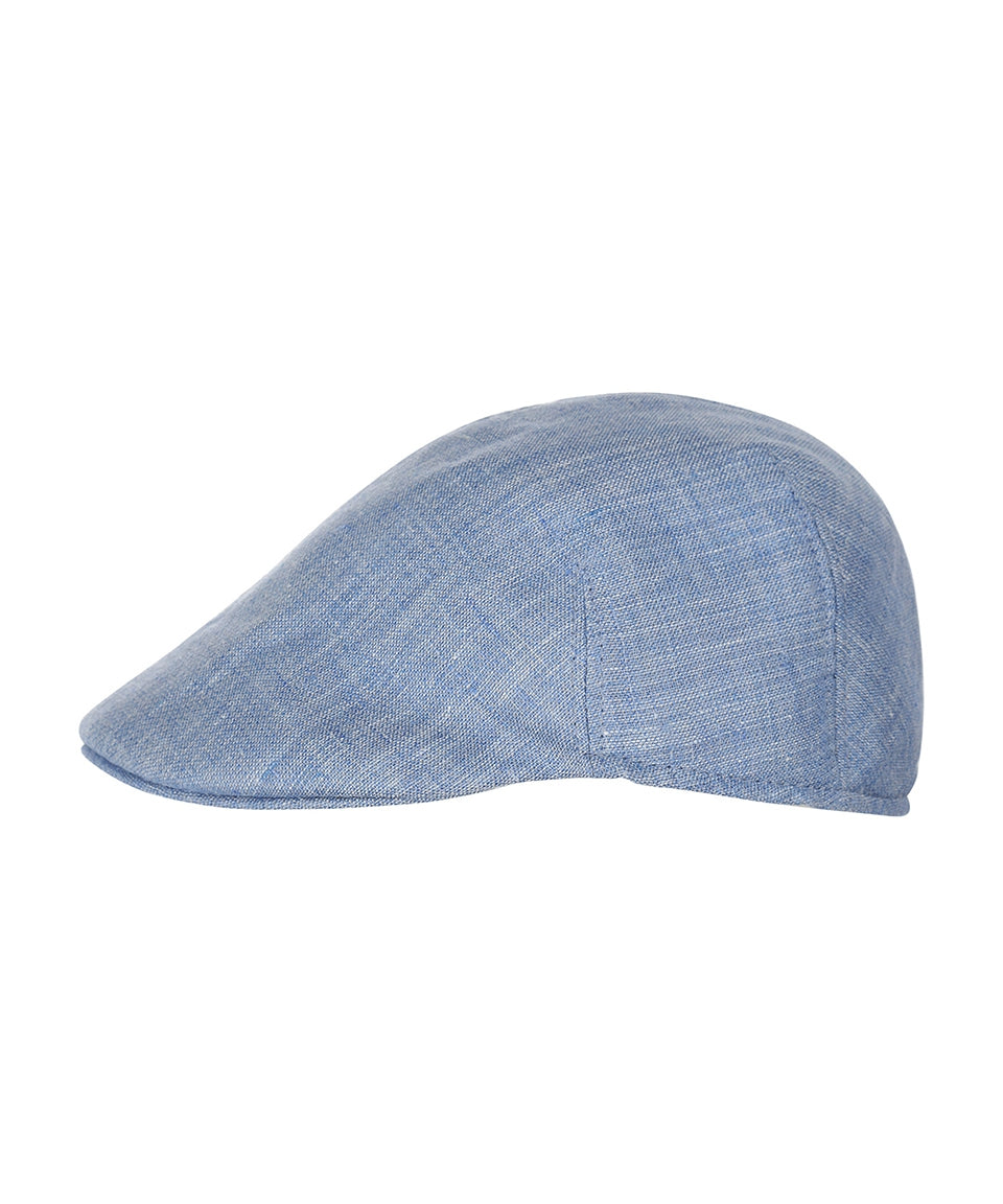 Weiche Kappe, Leinen/Baumwolle | Blau