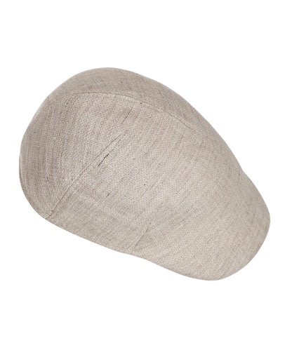 Weiche Kappe, Leinen/Baumwolle | Braun