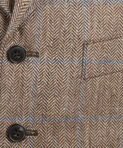 Wellington Gilet 100% Silk | Brown
