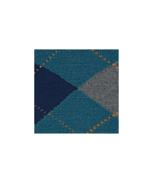 Burlington Edinburgh Heren Sokken | Blauw