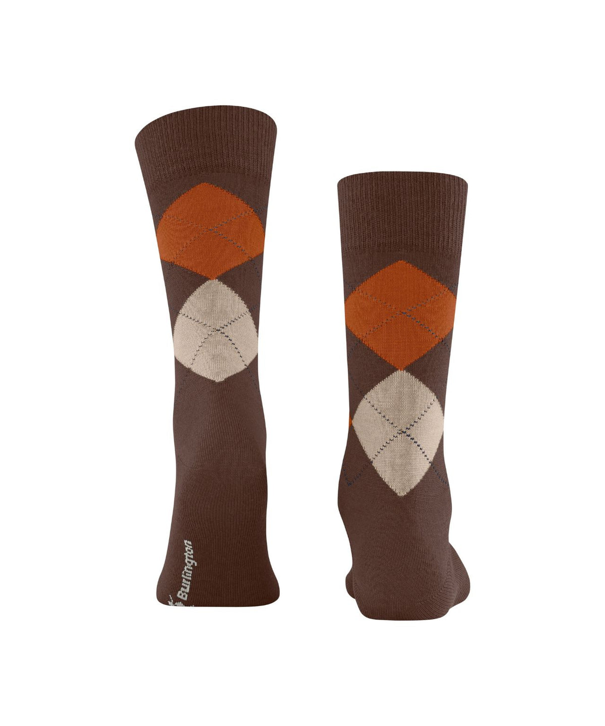 Edinburgh Sok | Hazelnut diamond check